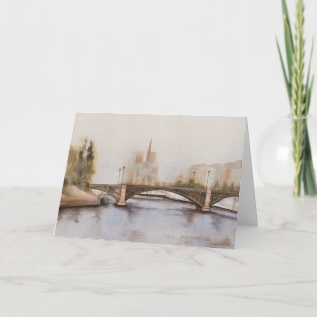 Seine River blank Card (Front)