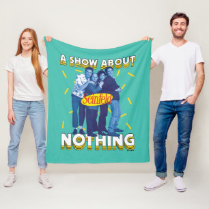 Seinfeld A Show About Nothing Fleece Blanket
