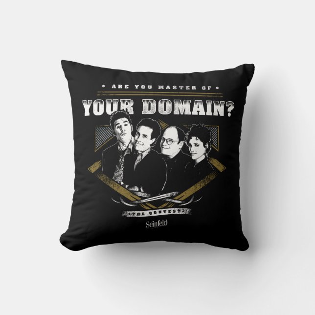 Seinfeld | Are You Master of Your Domain? Cushion (Front)