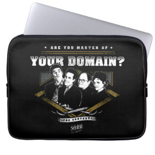 Seinfeld Are You Master of Your Domain? Laptop Sleeve