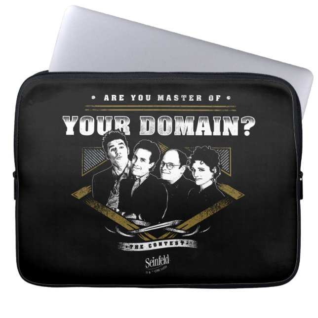Seinfeld | Are You Master of Your Domain? Laptop Sleeve (Front)