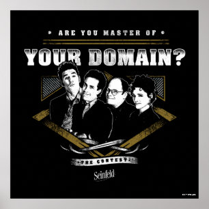 Seinfeld Are You Master of Your Domain? Poster