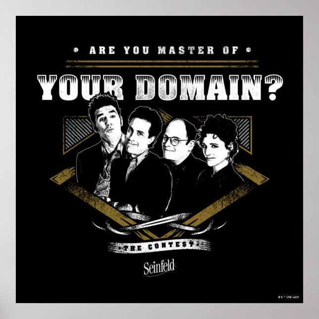 Seinfeld | Are You Master of Your Domain? Poster (Front)