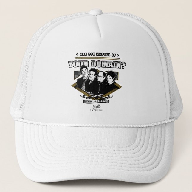 Seinfeld | Are You Master of Your Domain? Trucker Hat (Front)