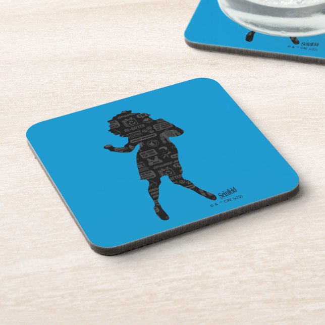 Seinfeld | Elaine Dance Silhouette Coaster (Left Side)