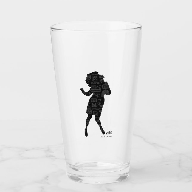 Seinfeld | Elaine Dance Silhouette Glass (Front)