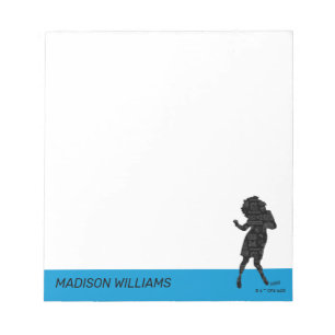 Seinfeld Elaine Dance Silhouette Notepad