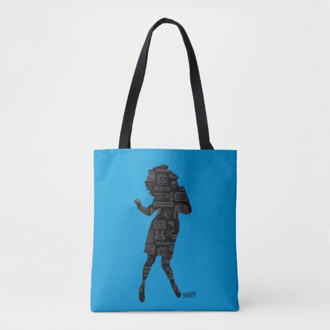 Seinfeld | Elaine Dance Silhouette Tote Bag (Front)