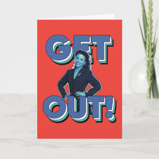 Seinfeld | Elaine - Get Out! Card
