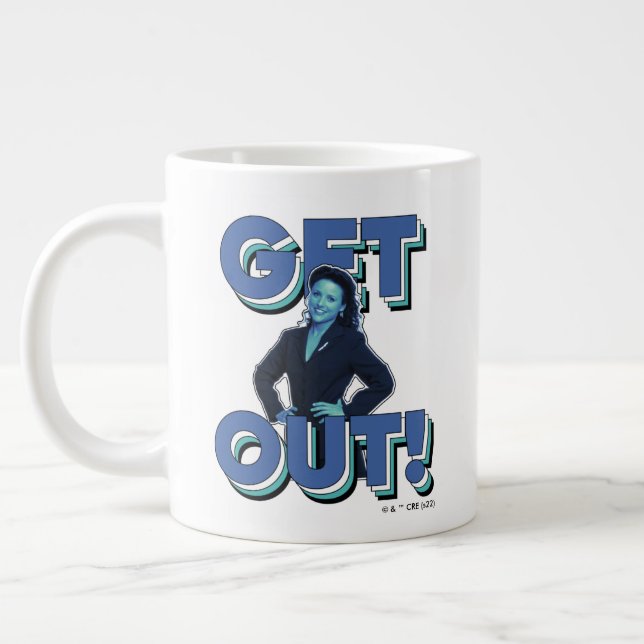 Seinfeld | Elaine - Get Out! Large Coffee Mug (Left)