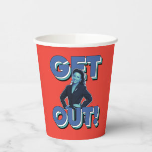 Seinfeld Elaine - Get Out! Paper Cups