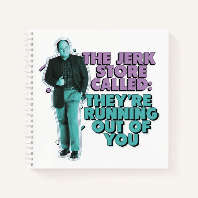 Seinfeld | George Costanza "The Jerk Store Called" Notebook (Front)