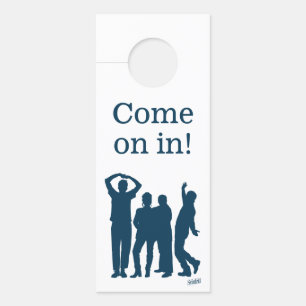 Seinfeld   Group Silhouette Graphic Door Hanger
