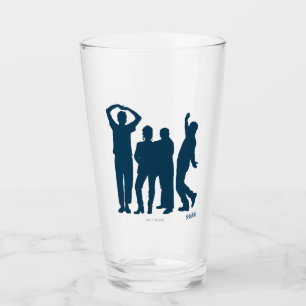 Seinfeld Group Silhouette Graphic Glass