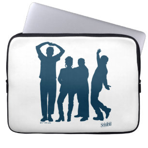 Seinfeld Group Silhouette Graphic Laptop Sleeve