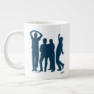 Seinfeld Group Silhouette Graphic Large Coffee Mug