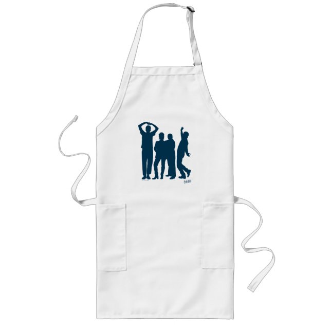 Seinfeld | Group Silhouette Graphic Long Apron (Front)