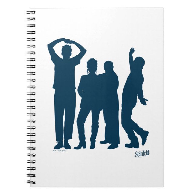 Seinfeld | Group Silhouette Graphic Notebook (Front)