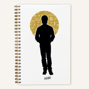 Seinfeld   Jerry Seinfeld Silhouette Notebook