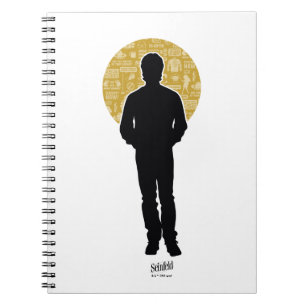 Seinfeld   Jerry Seinfeld Silhouette Notebook