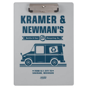 Seinfeld Kramer & Newman's Recycling Co. Clipboard