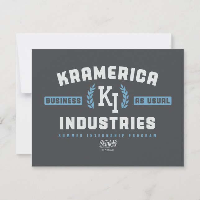 Seinfeld | Kramerica Industries Card (Front)