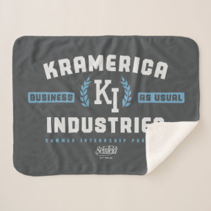 Seinfeld Kramerica Industries Sherpa Blanket