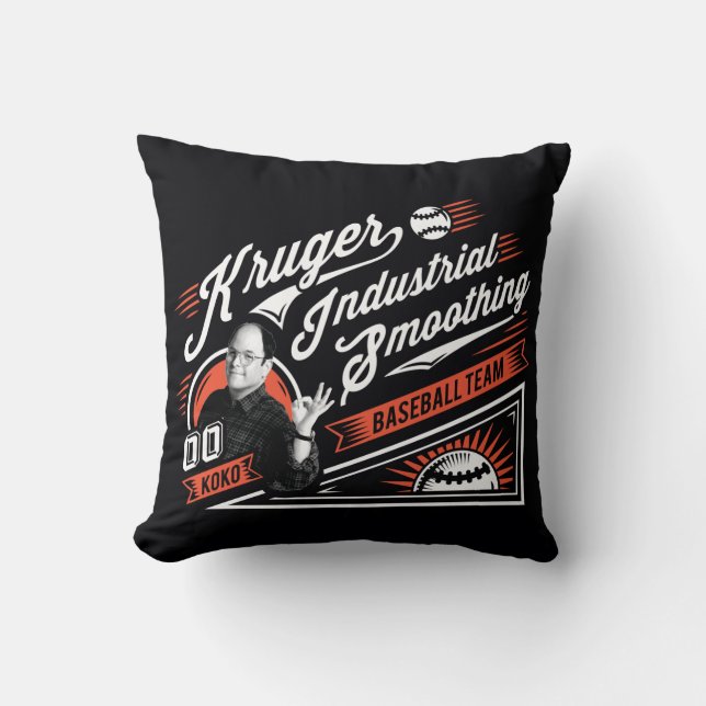 Seinfeld | Kruger Industrial Baseball Team Cushion (Front)