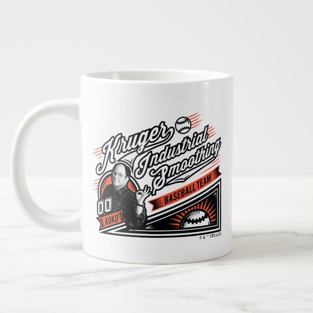 Seinfeld | Kruger Industrial Baseball Team Large Coffee Mug (Left)