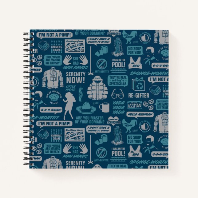 Seinfeld | Meme Pattern Notebook (Front)