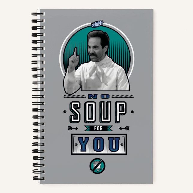 Seinfeld | No Soup For You Graphic Notebook (Front)