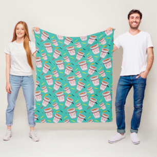 Seinfeld No Soup For You Pattern Fleece Blanket