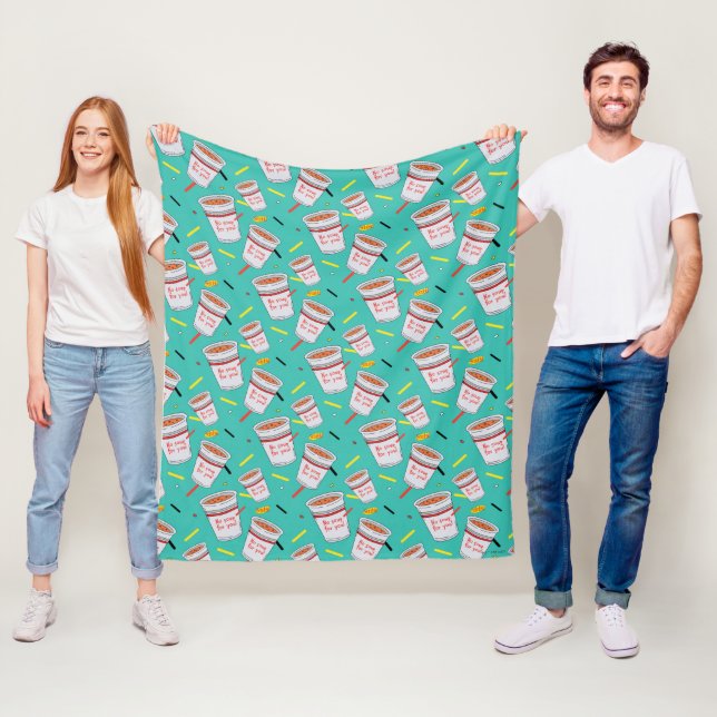 Seinfeld | No Soup For You Pattern Fleece Blanket (In Situ)