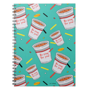 Seinfeld   No Soup For You Pattern Notebook