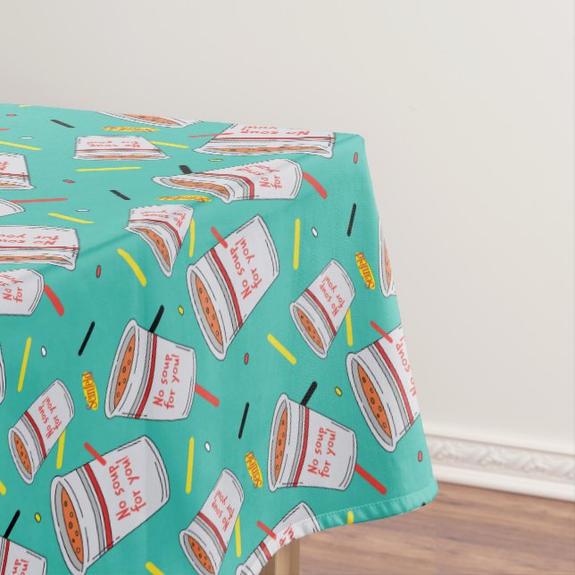 Seinfeld | No Soup For You Pattern Tablecloth (In Situ)