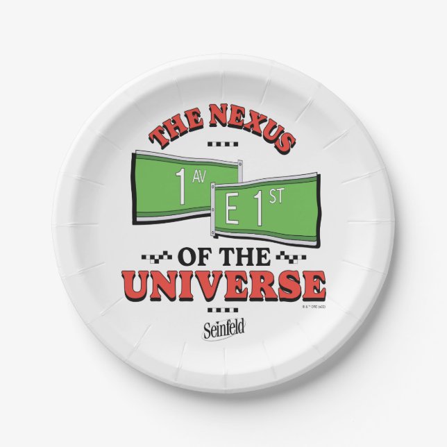 Seinfeld | The Nexus of the Universe Paper Plate (Front)