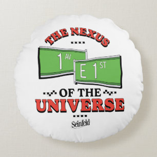 Seinfeld The Nexus of the Universe Round Cushion