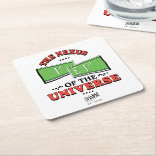 Seinfeld The Nexus of the Universe Square Paper Coaster