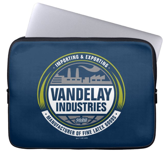 Seinfeld | Vandelay Industries Logo Laptop Sleeve (Front)