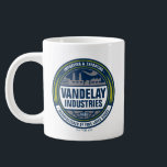 Seinfeld | Vandelay Industries Logo Large Coffee Mug<br><div class="desc">Check out this logo for Vandelay Industries Importing & Exporting - Manufacturer of Fine Latex Goods!</div>