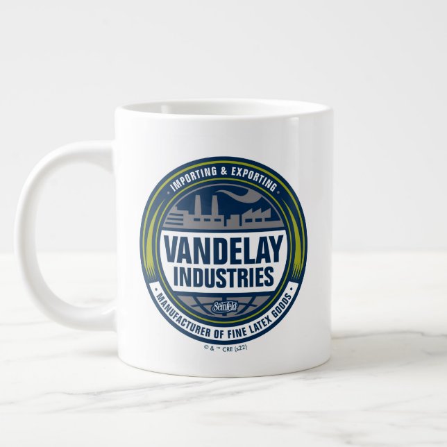 Seinfeld | Vandelay Industries Logo Large Coffee Mug (Left)