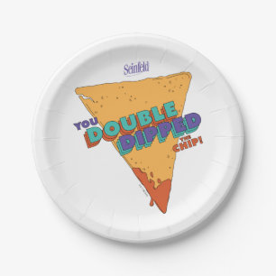 Seinfeld You Double Dipped the Chip Paper Plate