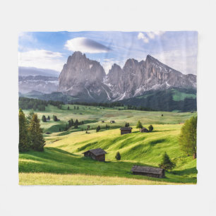 Seiser Alm Dolomite Alps, Italy Fleece Blanket