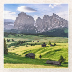 Seiser Alm   Dolomite Alps, Italy Glass Coaster