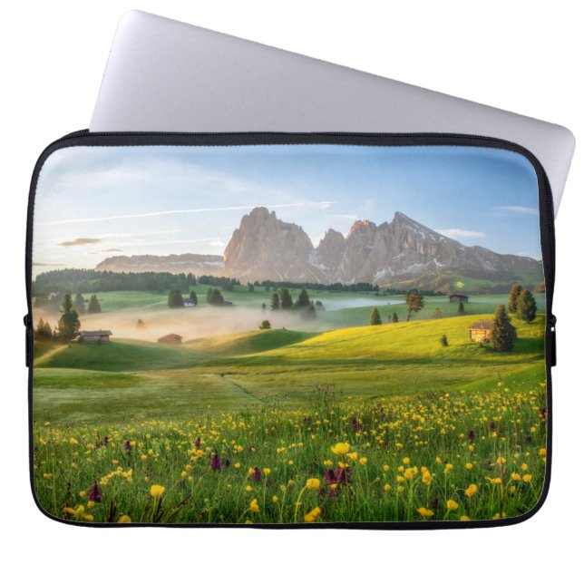 Seiser Alm, Dolomite Alps, Italy Laptop Sleeve (Front)