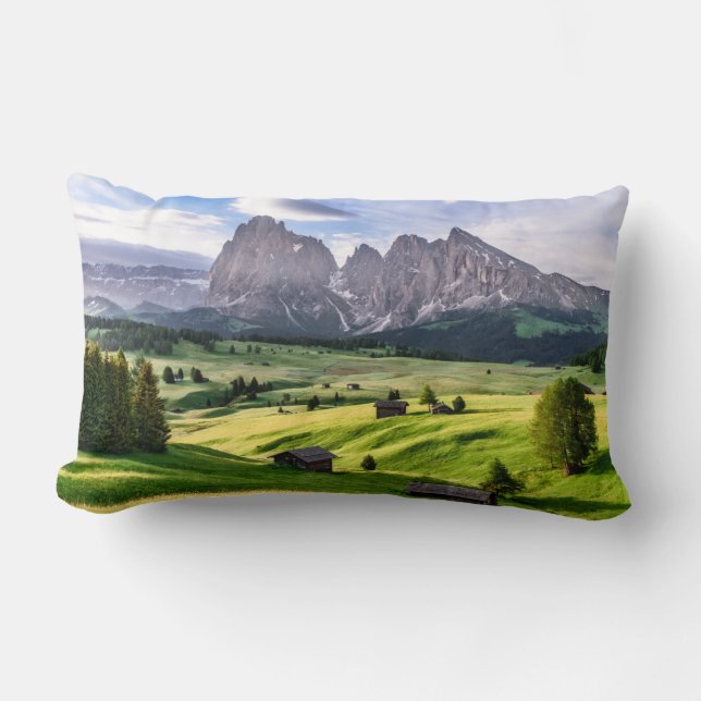 Seiser Alm | Dolomite Alps, Italy Lumbar Cushion (Front)