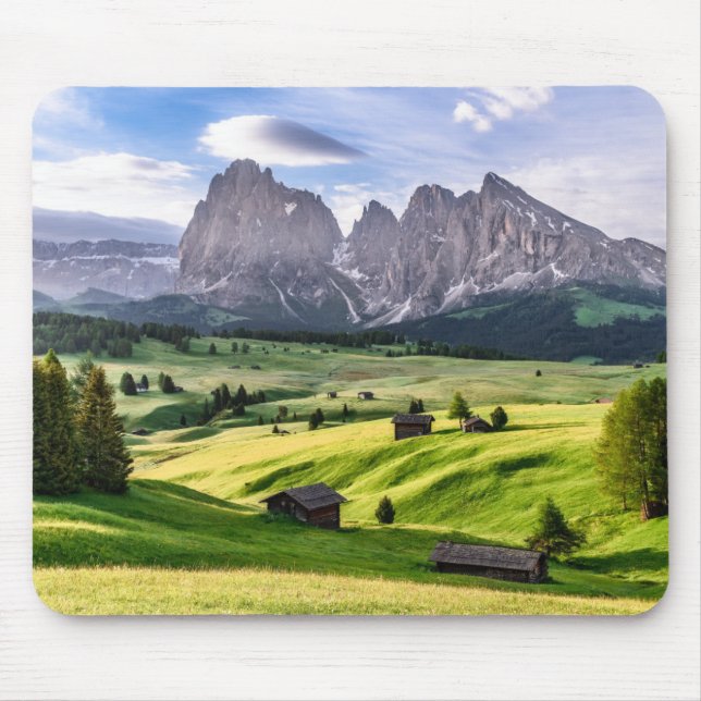 Seiser Alm | Dolomite Alps, Italy Mouse Pad (Front)