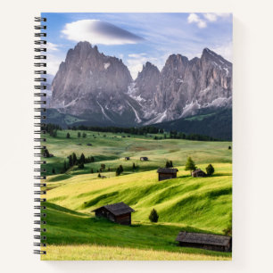 Seiser Alm   Dolomite Alps, Italy Notebook