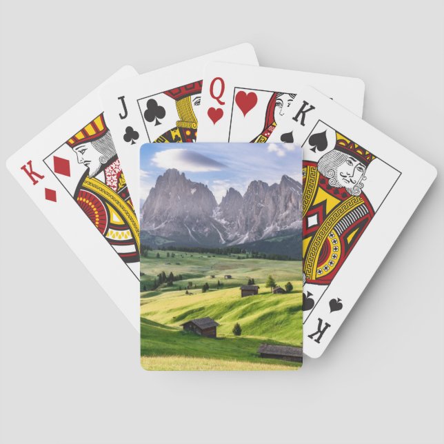 Seiser Alm | Dolomite Alps, Italy Playing Cards (Back)