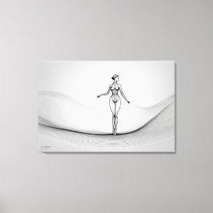 Seismic Movement Druck auf Keilleinwand Canvas Print